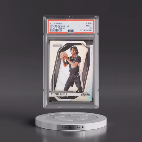 2024 Panini Prizm #234 Stephon Castle - Silver Prizm (PSA 9 MINT)