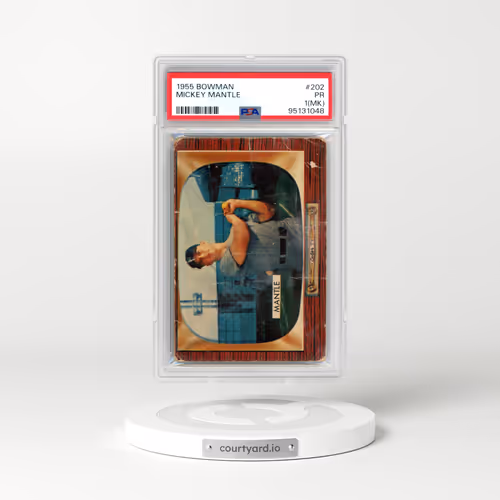 1955 Bowman #202 Mickey Mantle (PSA 1 PR)