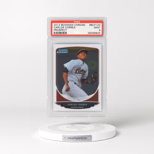 2013 Bowman Chrome Prospect #BCP100 Carlos Correa (PSA 9 MINT)