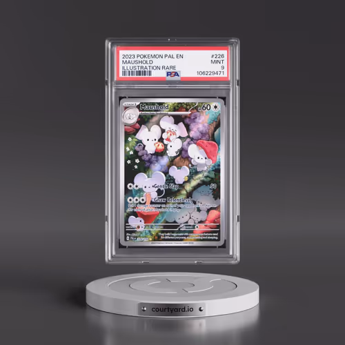 2023 Pokémon Pal EN-Paldea Evolved #226 Maushold - Illustration Rare (PSA 9 MINT)