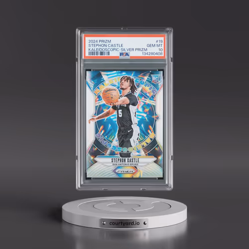 2024 Panini Prizm Kaleidoscopic #19 Stephon Castle - Silver Prizm (PSA 10 GEM MINT)