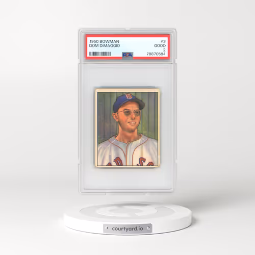1950 Bowman #3 Dom DiMaggio (PSA 2 GOOD)