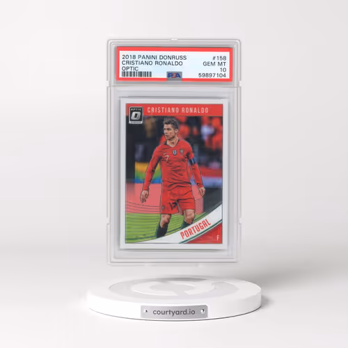 2018 Panini Donruss #158 Cristiano Ronaldo - Optic (PSA 10 GEM MINT)