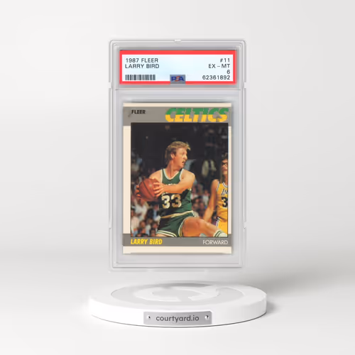 1987 Fleer #11 Larry Bird (PSA 6 EX-MT)