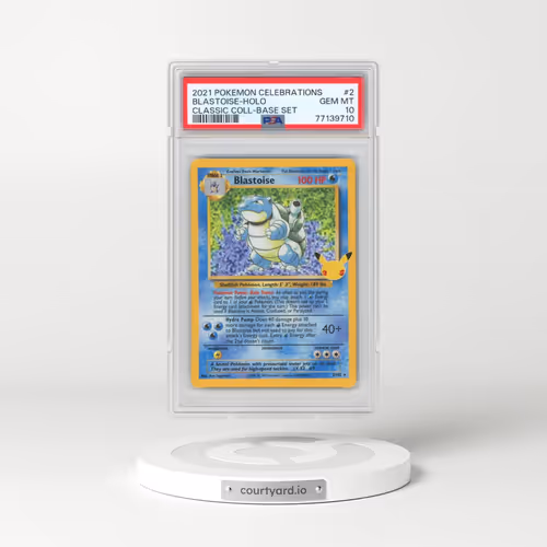 2021 Pokémon Celebrations Classic Collection #2 Blastoise - Holo (PSA 10 GEM MINT)