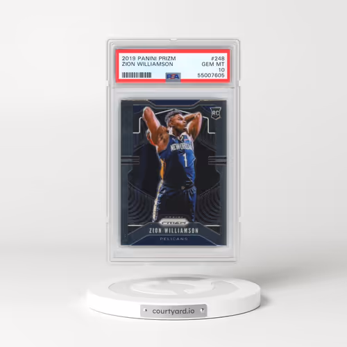 2019 Panini Prizm #248 Zion Williamson (PSA 10 GEM MINT)