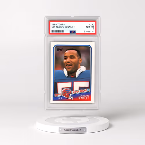 1988 Topps #230 Cornelius Bennett (PSA 8 NM-MT)