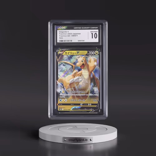 2022 Pokémon GO #049/071 Dragonite V - Holo (CGC 10 GEM MINT)