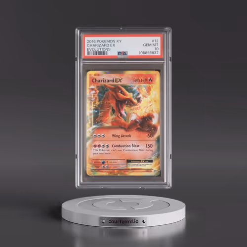 2016 Pokémon XY Evolutions #12 Charizard EX - Holo (PSA 10 GEM MINT)