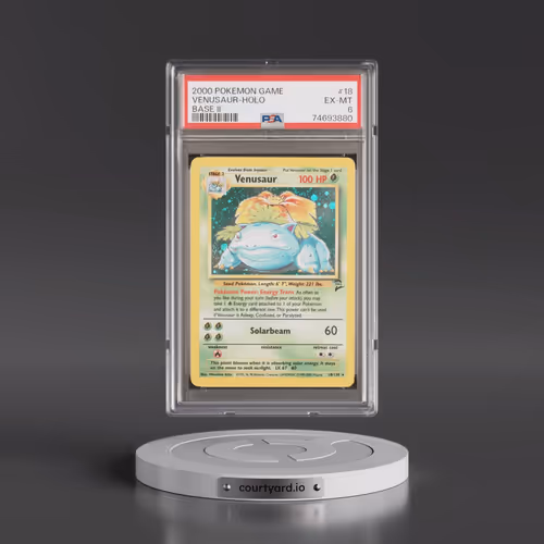 2000 Pokémon Game Base II #18 Venusaur - Holo (PSA 6 EX-MT)
