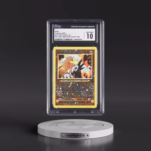 1999 Black Star Promos #34 Entei - Reverse Holo Spell of the Unown: Entei () (CGC 10 GEM MINT)