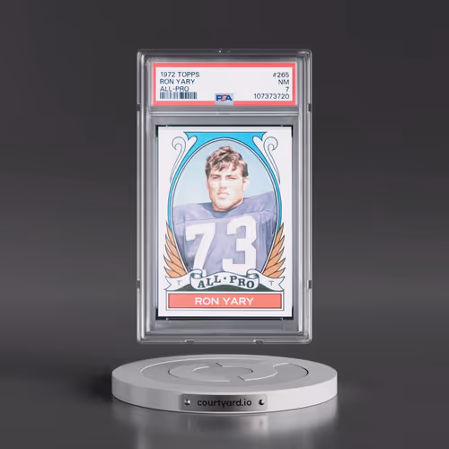 1972 Topps #265 Ron Yary - All-Pro (PSA 7 NM)