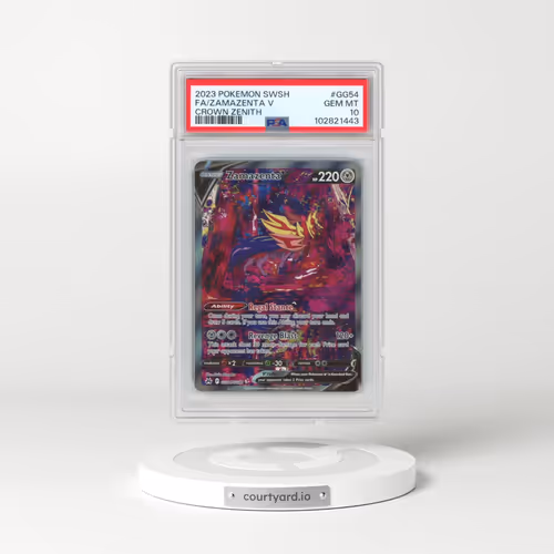 2023 Pokémon Sword and Shield Crown Zenith #GG54 Zamazenta V - Holo Full Art (PSA 10 GEM MINT)
