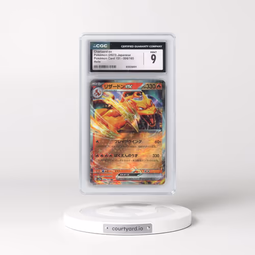 2023 Pokémon Card 151 #006/165 Charizard ex - Holo (CGC 9 MINT)
