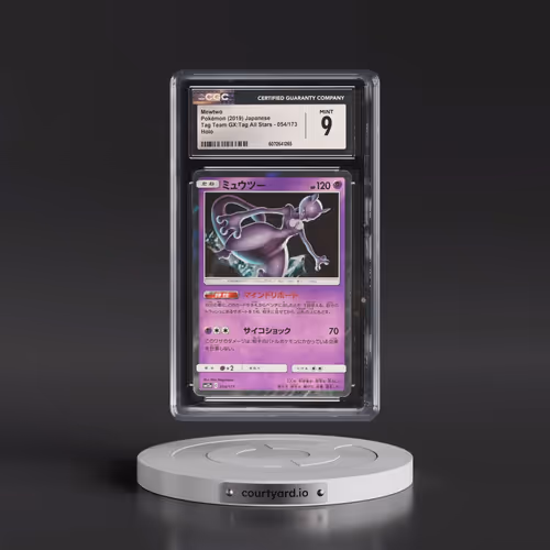 2019 Tag Team GX: Tag All Stars #054/173 Mewtwo - Holo (CGC 9 MINT)
