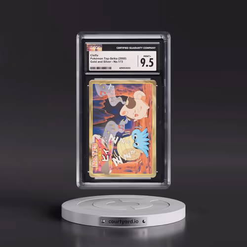 2000 Gold and Silver (Black Glossy Back) #173 Cleffa (CGC 9.5 MINT+)