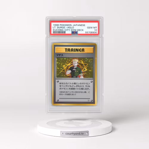1998 Pokémon Kuchiba City Gym Deck LT. Surge - Holo (PSA 10 GEM MINT)