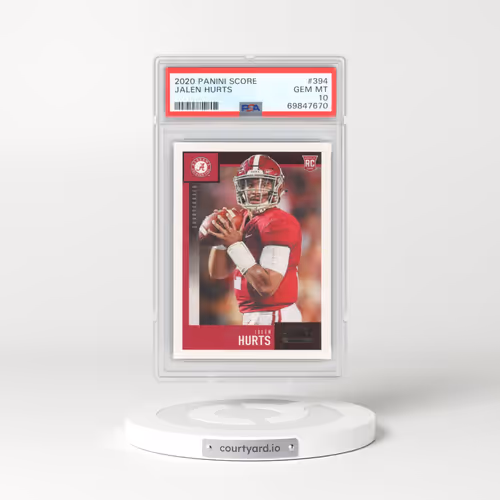 2020 Panini Score #394 Jalen Hurts (PSA 10 GEM MINT)