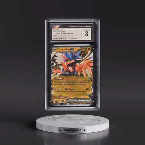 2023 Scarlet & Violet #125/198 Koraidon ex - Holo (CGC 8 NM-MT)