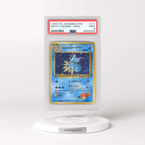 1998 Pokémon Gym #117 Misty's Seadra - Holo (PSA 9 MINT)