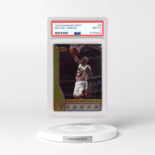 1996 Bowman's Best #80 Michael Jordan (PSA 8 NM-MT)