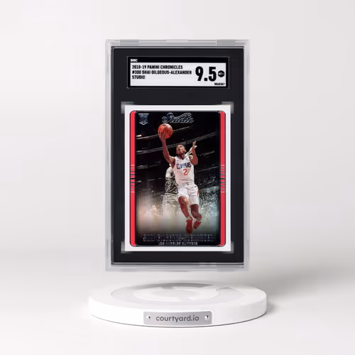 2018 Panini Chronicles #300 Shai Gilgeous-Alexander - Studio (SGC 9.5 MINT+)