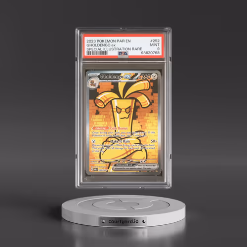 2023 Pokémon Par EN-Paradox Rift #252 Gholdengo EX - Holo Special Illustration Rare (PSA 9 MINT)