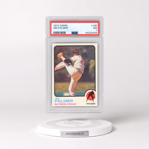 1973 Topps #160 Jim Palmer (PSA 7 NM)