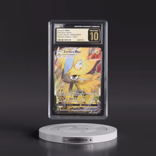 2023 Crown Zenith #GG42/GG70 Zeraora VMAX - Galarian Gallery Holo (CGC 10 PRISTINE)