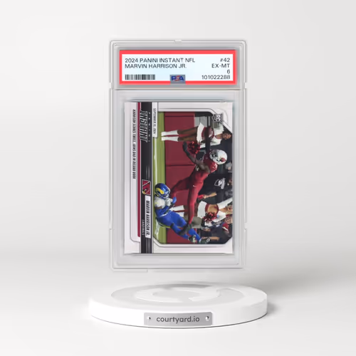 2024 Panini Instant NFL #42 Marvin Harrison Jr. (PSA 6 EX-MT)