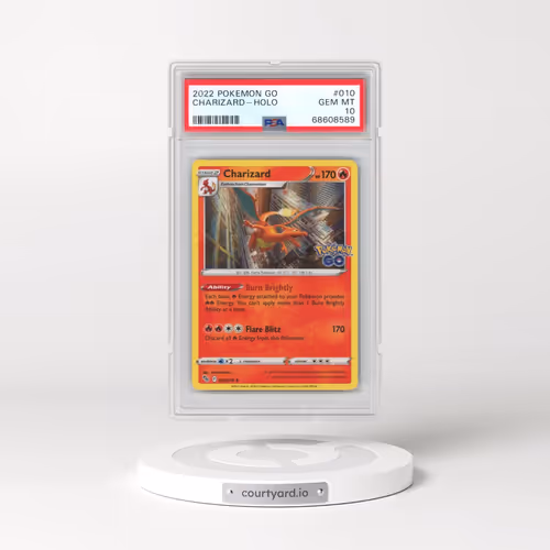 2022 Pokémon Go #010 Charizard - Holo (PSA 10 GEM MINT)