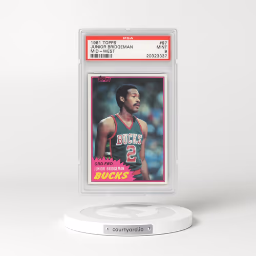 1981 Topps #97 Junior Bridgeman - Mid-West (PSA 9 MINT)