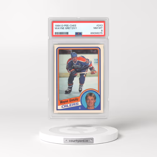 1984 O-Pee-Chee #243 Wayne Gretzky (PSA 8 NM-MT)
