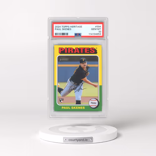 2024 Topps Heritage #594 Paul Skenes (PSA 10 GEM MINT)