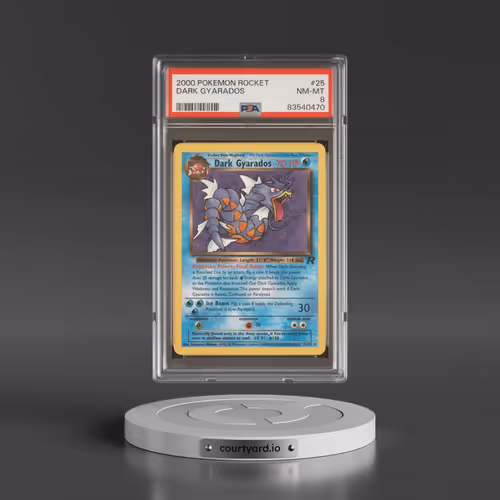 2000 Pokémon Rocket #25 Dark Gyarados (PSA 8 NM-MT)