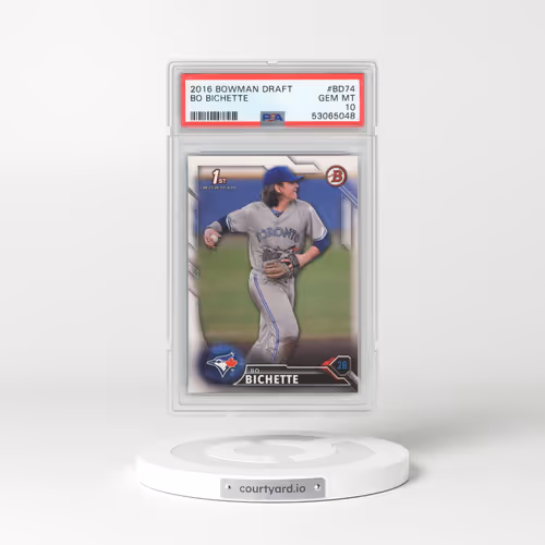 2016 Bowman Draft #BD74 Bo Bichette (PSA 10 GEM MINT)