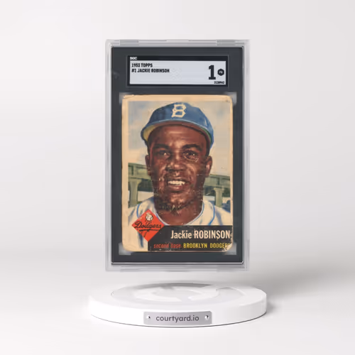 1953 Topps #1 Jackie Robinson (SGC 1 PR)