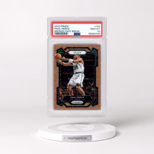2023 Panini Prizm #193 Paul Pierce - Bronze Fast Break (PSA 10 GEM MINT)