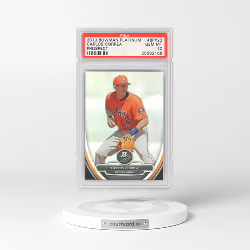 2013 Bowman Platinum Prospect #BPP23 Carlos Correa (PSA 10 GEM MINT)