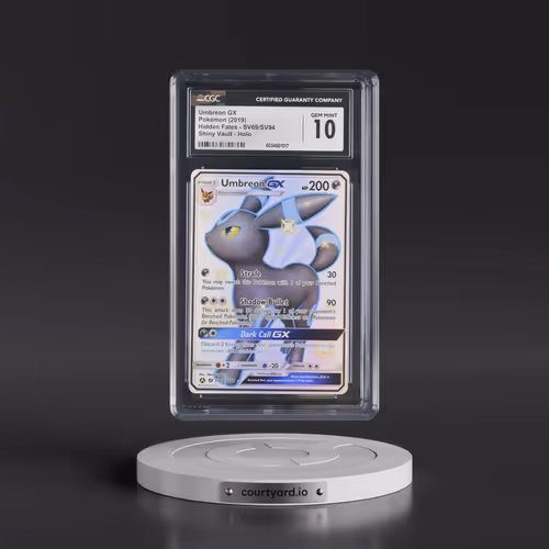 2019 Hidden Fates #SV69/SV94 Umbreon GX - Shiny Vault Holo (CGC 10 GEM MINT)