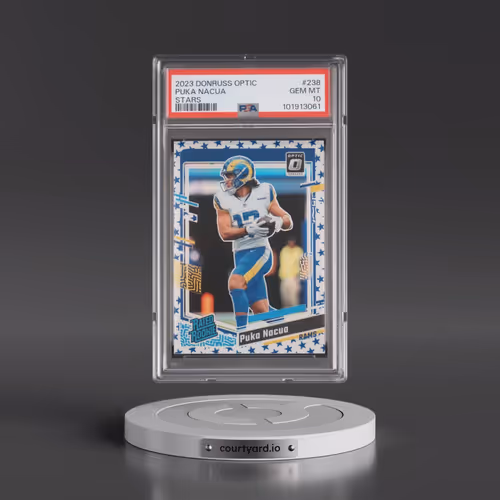 2023 Panini Donruss Optic #238 Puka Nacua - Stars (PSA 10 GEM MINT)