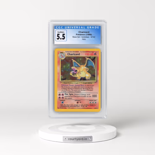 1999 Base Set #4/102 Charizard - Holo (CGC 5.5 EX+)