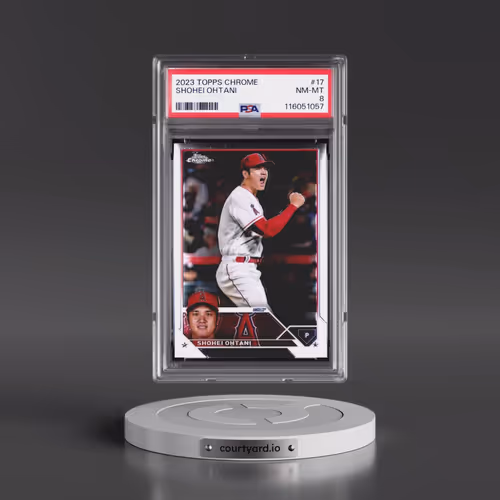 2023 Topps Chrome #17 Shohei Ohtani (PSA 8 NM-MT)