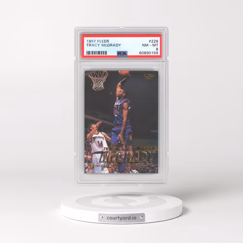 1997 Fleer #226 Tracy McGrady (PSA 8 NM-MT)