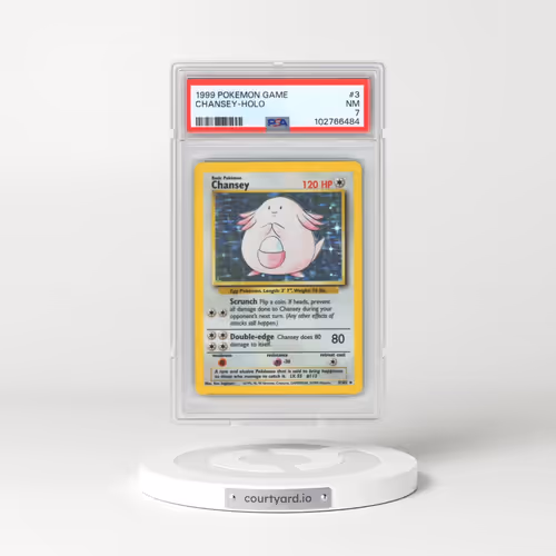 1999 Pokémon Game #3 Chansey - Holo (PSA 7 NM)