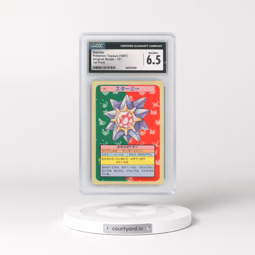 1997 (Only One Pokémon) Original Series #121 Starmie - (Blue Back) 1st Print (CGC 6.5 EX-NM+)