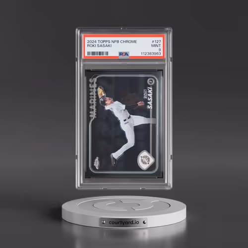 2024 Topps Npb Chrome #127 Roki Sasaki (PSA 9 MINT)