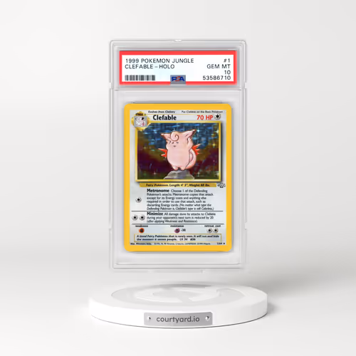 1999 Pokémon Jungle #1 Clefable - Holo (PSA 10 GEM MINT)