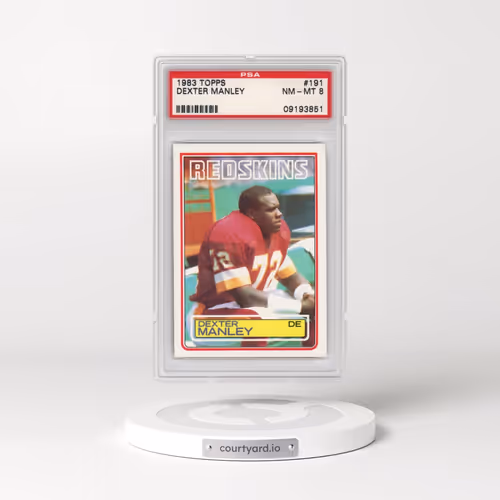 1983 Topps #191 Dexter Manley (PSA 8 NM-MT)