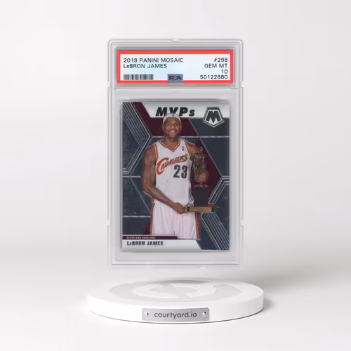 2019 Panini Mosaic #298 LeBron James (PSA 10 GEM MINT)